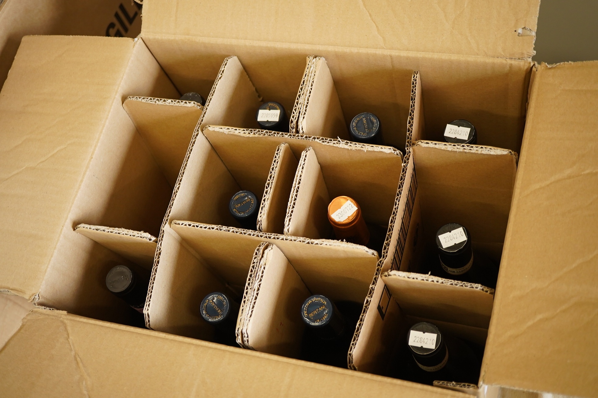 A mixed parcel of Italian red wine